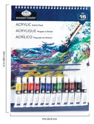 Acrylic Artist Pack 15 PCS