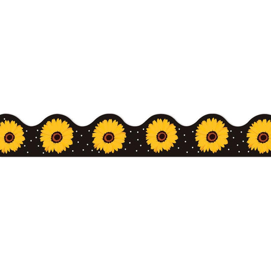 The Hive Black Floral Deco Trim