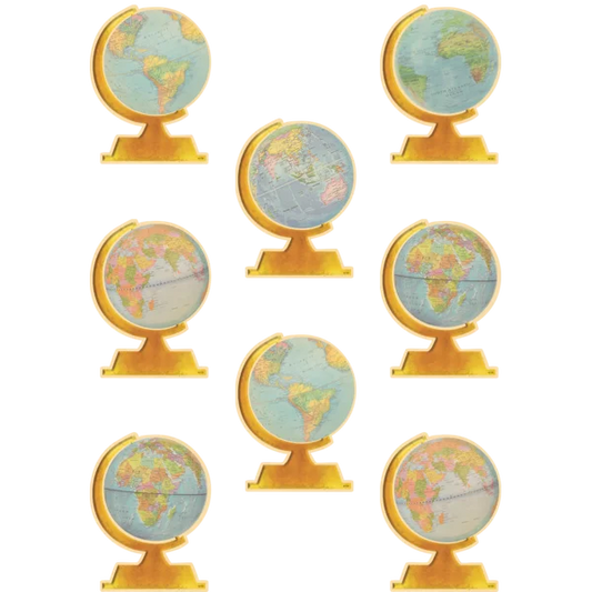 TRAVEL THE MAP GLOBES ACCENTS