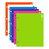 GLOSSY LAMINATED BRIGHT COLOR 2-POCKETS PORTFOLIOS
