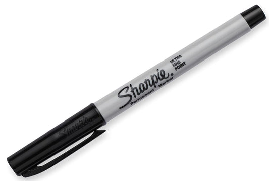 Sharpie Permanent Markers Ultra Fine Tip Black