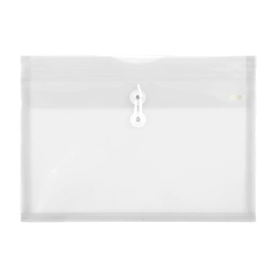 CLEAR SIDE LOADING LETTER SIZE STRING ENVELOPE
