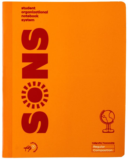 Libreta de Composición Regular Anaranjado