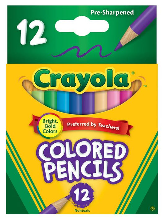 Crayola Short Colored Pencils Pkg. 12