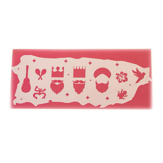 12in Three Kings Tradition Stencil