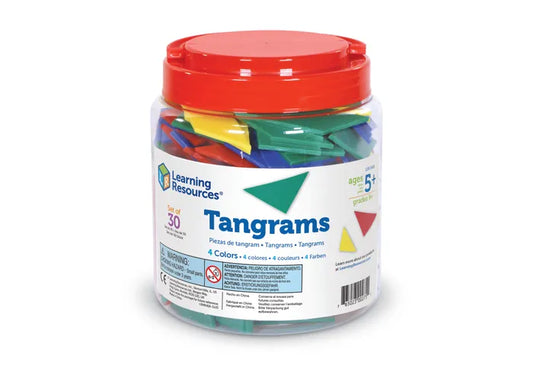 CLASSPACK TANGRAMS (SET/30) 4 COLORS