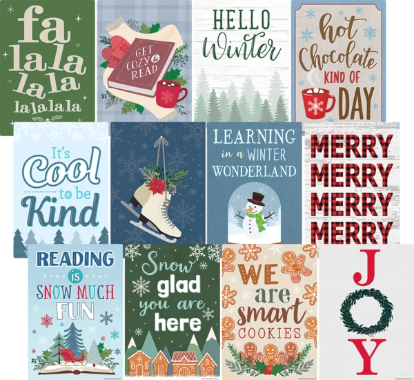 WINTER SMALL POSTER 12 PACK