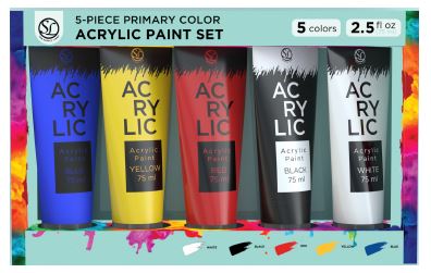 Acrylic Primary Paint | 5pc
