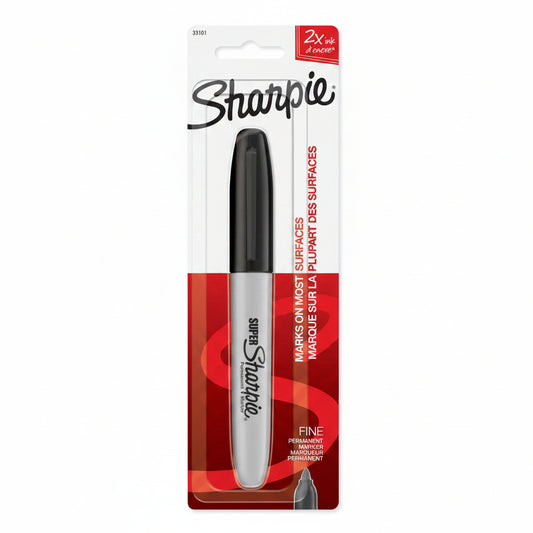 Sharpie Super Permanent Markers Fine Point Black