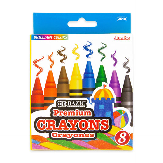 8 COLORES PREMIUM JUMBO CRAYON
