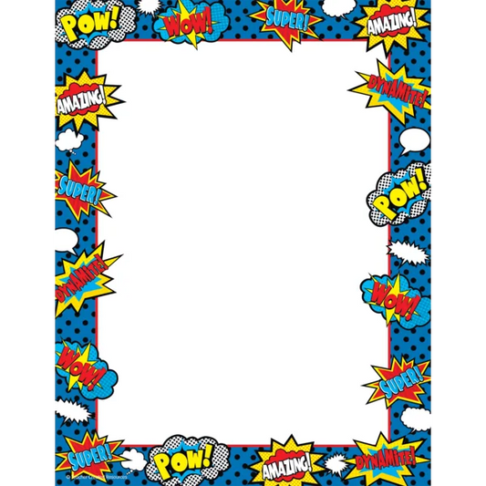 Superhero Computer Paper