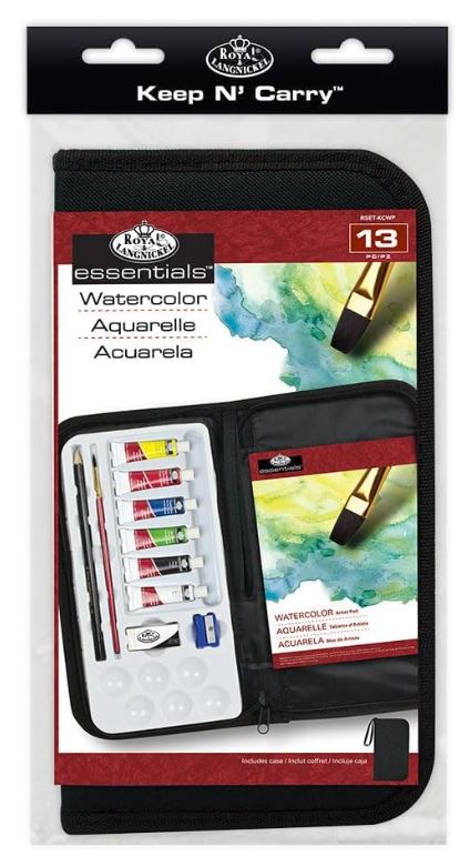 Watercolor Painting Keep N' Carry Travel Set 13 PCS