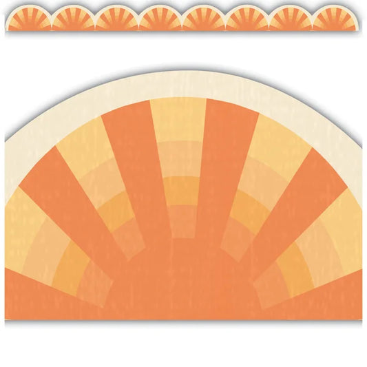 Moving Mountains Road Trip Sunshine Die-Cut Border Trim