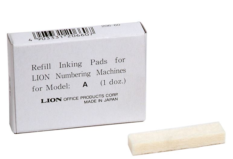Replacement Ink Pad Automatic Numbering Machines