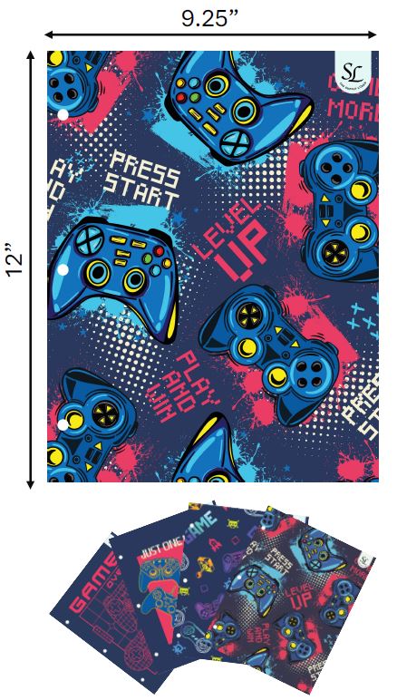 VIDEO GAMES ASST PAPER PORTFOLIO