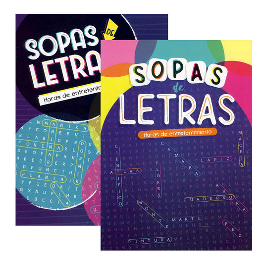 SPANISH FIND A WORD PUZZLES VI