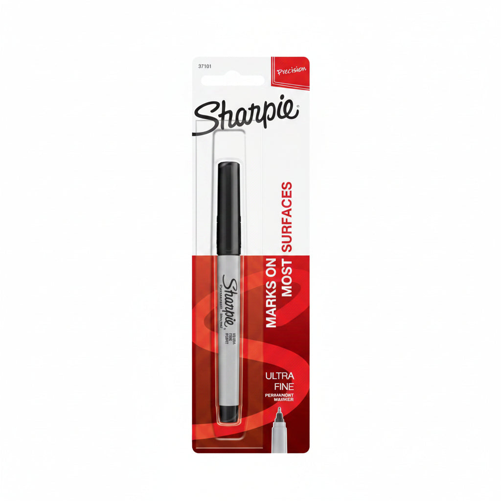 Sharpie Permanent Markers Ultra Fine Tip Black