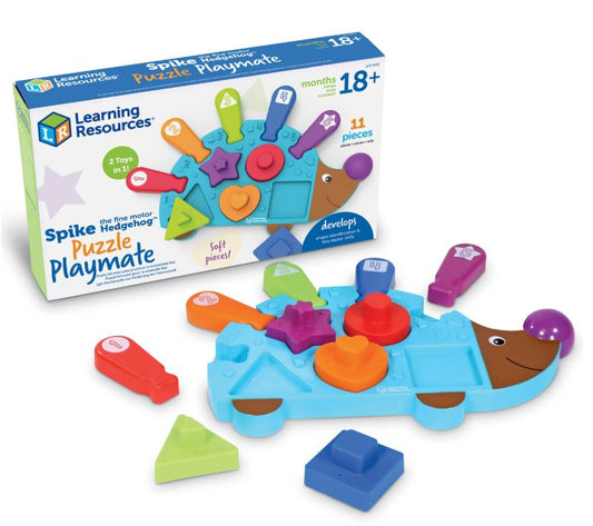 Spike the Fine Motor Hedgehog Puzzle Playmate 11 PCS