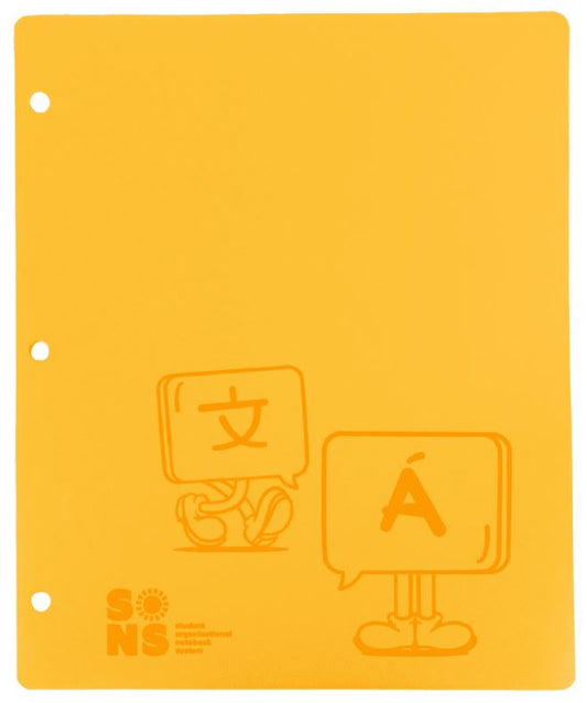 Cartapacios Plasticos Amarillo