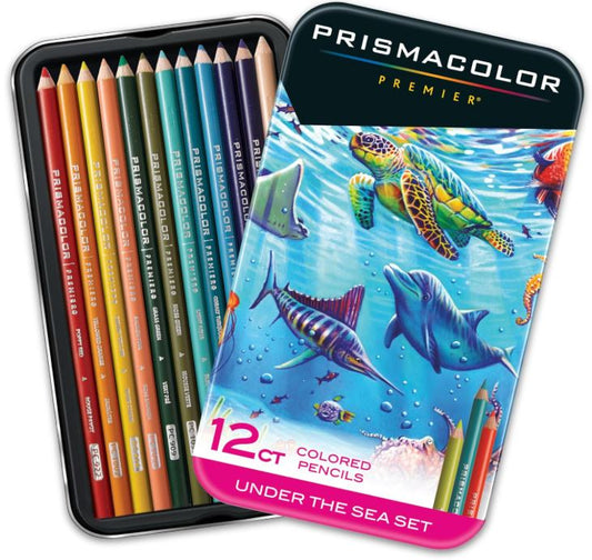 Prismacolor Premier Colored Pencils Under The Sea Set Cj. 12