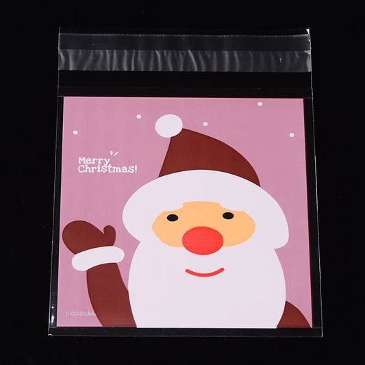 4x4in. Christmas Themed OPP Bags (5x4in. open measure)
