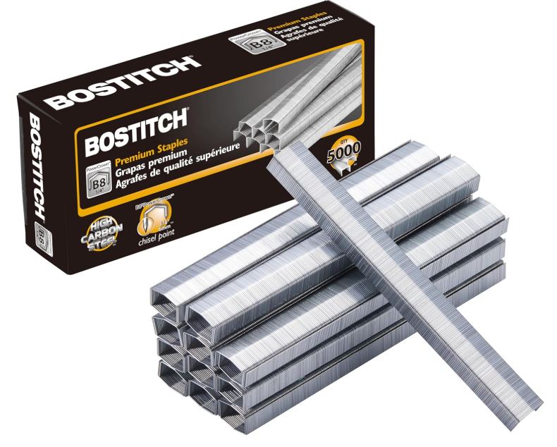 Bostitch 1/4" B8 PowerCrown Staples Cj. 5000