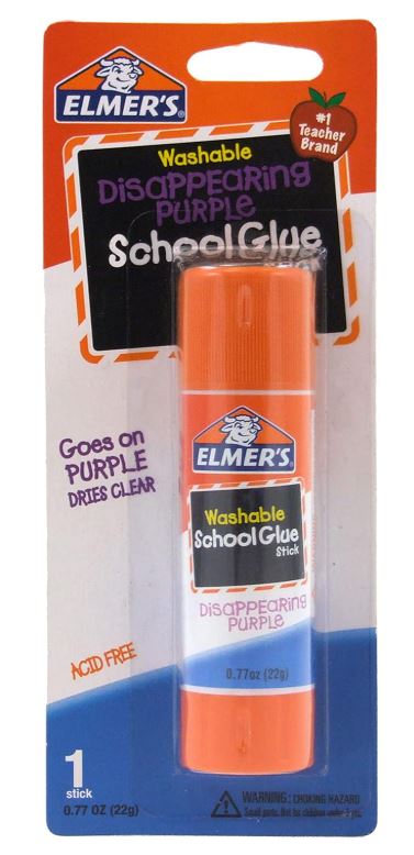 Elmer's Disappearing Purple School Glue Stick 0.77 oz Single Stick