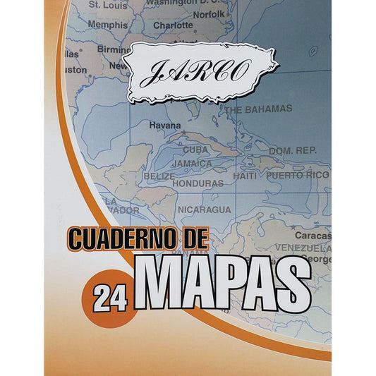CUADERNO DE 24 MAPAS JARCO