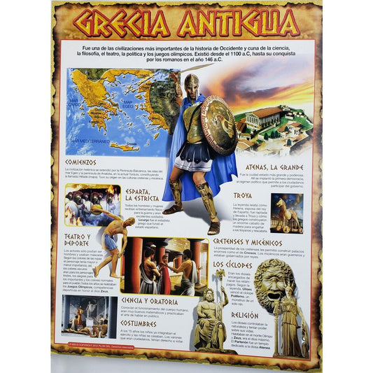 CARTEL GRECIA ANTIGUA