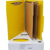 FILE FOLDER 2 PARTITION YELLOW LETTER BOX/15