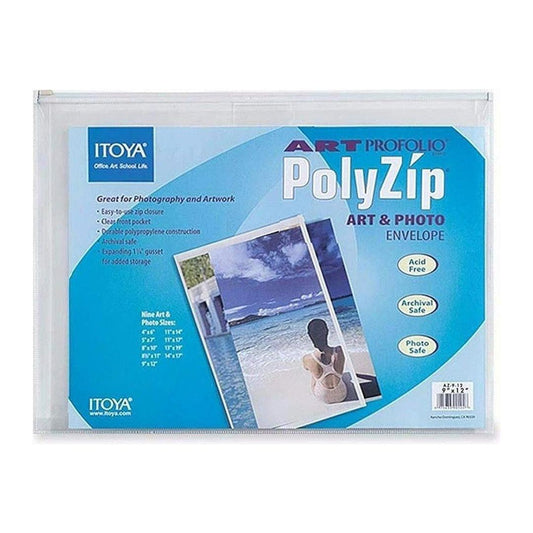 POLYZIP ART & PHOTO ENVELOPE 8-1/2" X 11"