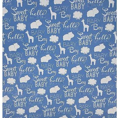 PATTERNED PAPER SWEET BABY BOY SINGLE 12X12