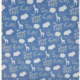 PATTERNED PAPER SWEET BABY BOY SINGLE 12X12