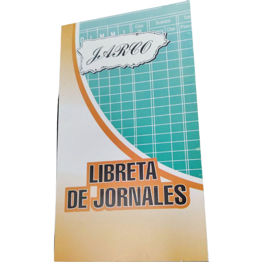 LIBRETA DE JORNAL JARCO