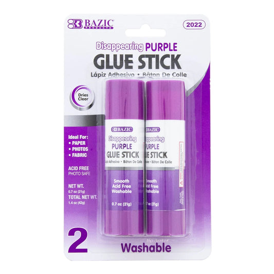 Large Washable Purple Glue Stick 21G/.7OZ PQT.2