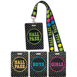 CHALKBOARD BRIGHTS HALL PASS LANYARDS