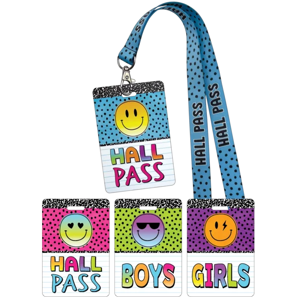BRIGHTS 4EVER HALL PASS LANYARDS 4PAR