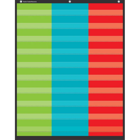 3-COLUMN POCKET CHART