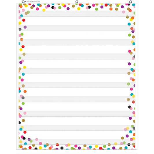CONFETTI 10 POCKET CHART