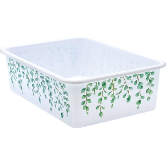EUCALYPTUS LARGE PLASTIC STORAGE BIN