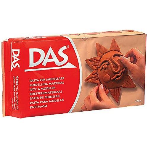 DAS Air Hardening Modeling Clay 1 LB Block Terra Cotta