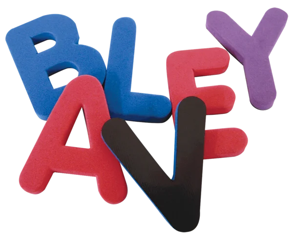 MAGNETIC FOAM UPPERCASE LETTERS 1-3/4'' 40PCS