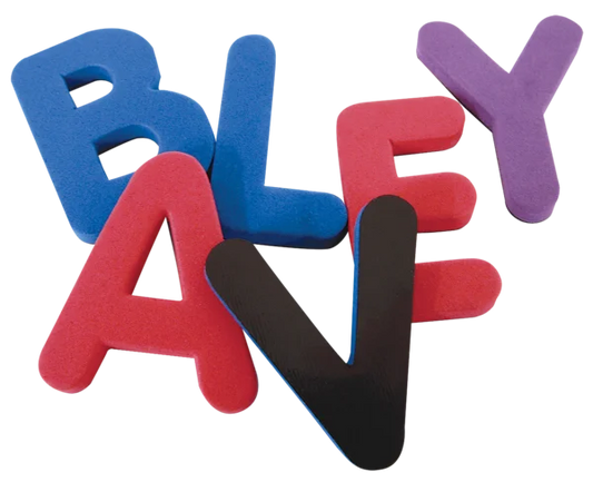 MAGNETIC FOAM UPPERCASE LETTERS 1-3/4'' 40PCS