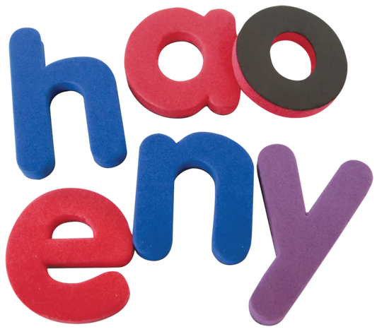 MAGNETIC FOAM LOWERCASE LETTERS 1-3/4'' 52PCS