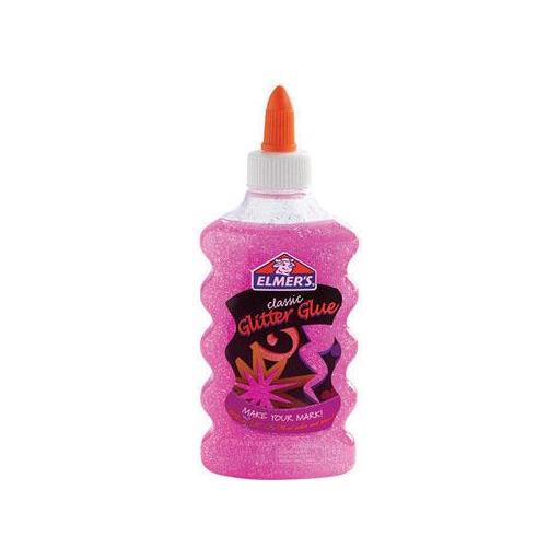 GLITTER GLUE 6 OZ PINK
