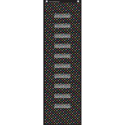 CHALKBOARD BRIGHTS 10 POCKET FILE STORAGE POCKET