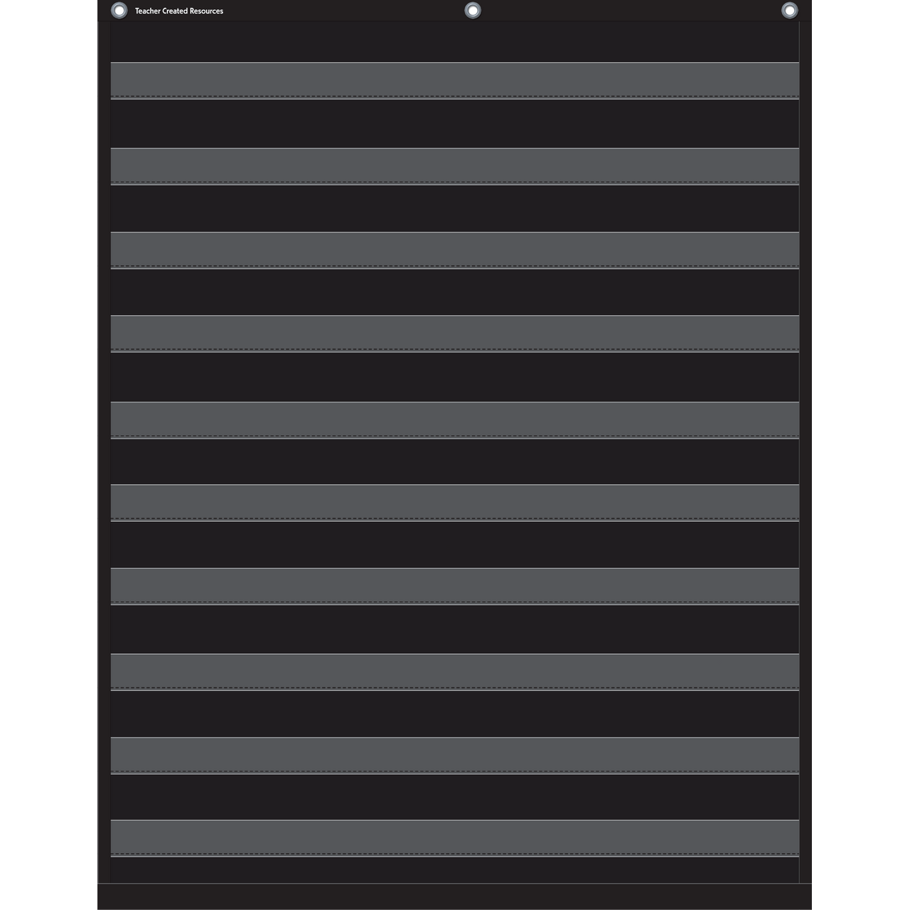 BLACK 10 POCKET CHART