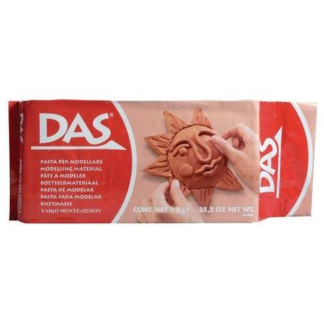 DAS Air Hardening Modeling Clay 2 LB Block Terra Cotta