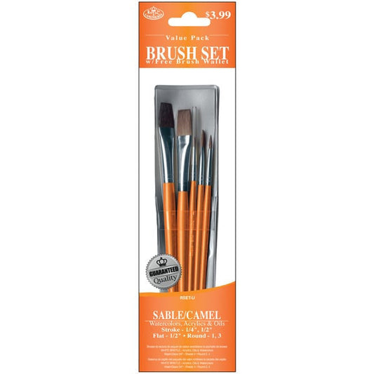 SABLE/CAMEL BRUSH SET PQ.5
