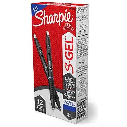 SHARPIE S.GEL 0.5MM 12CT BLUE